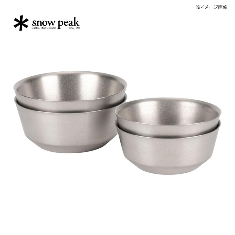 snow peak（スノーピーク） お皿・ランチボックス チタンダブルボウル