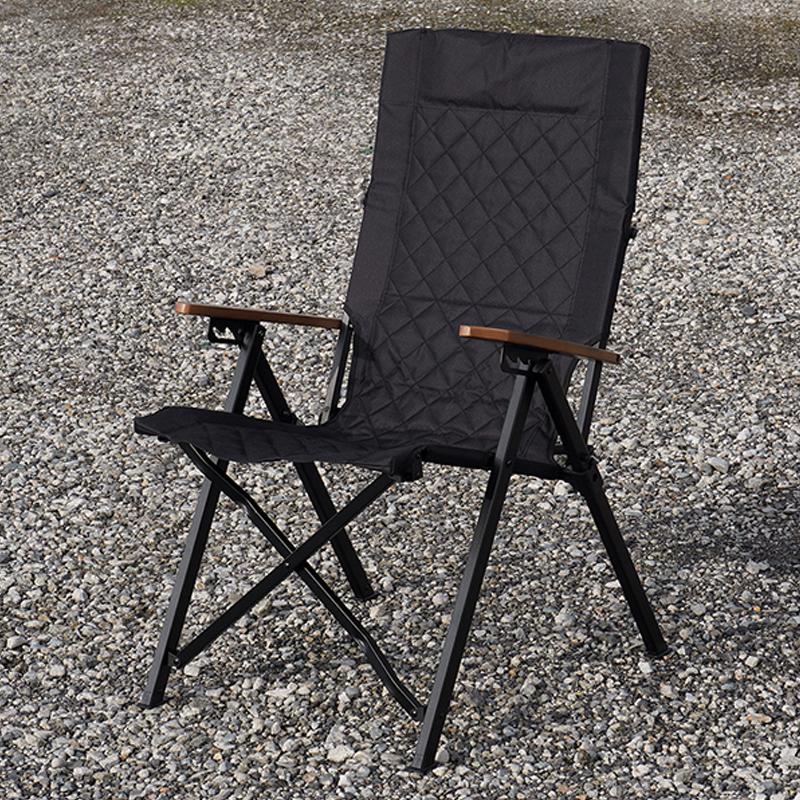 アウトドアチェア KAKURI 難燃リクライニングチェア : アット防災