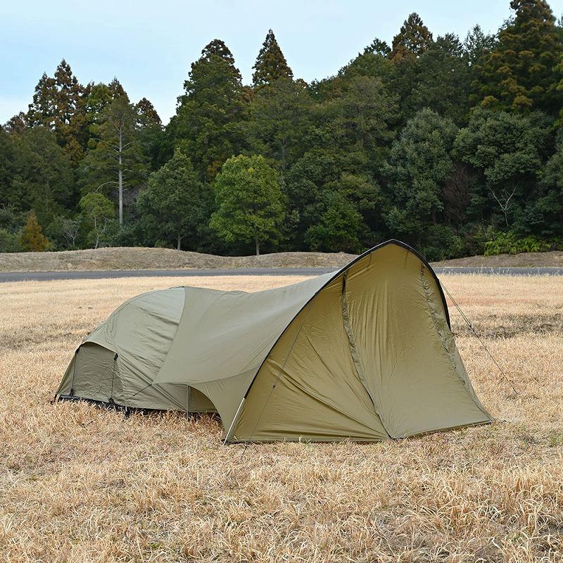 タープ・シェルター DAYTONA OUTDOORS マエヒロシェルター カーキ