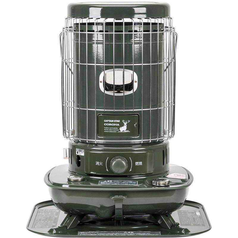 キャプテンスタッグ ヒーター・トーチ 【2個セット】キャプテンスタッグ×コロナ 石油ストーブ SL-51CSA   ダークグリーン ヒーター・トーチ キャプテンスタッグ 2個セット キャプテンスタッグ