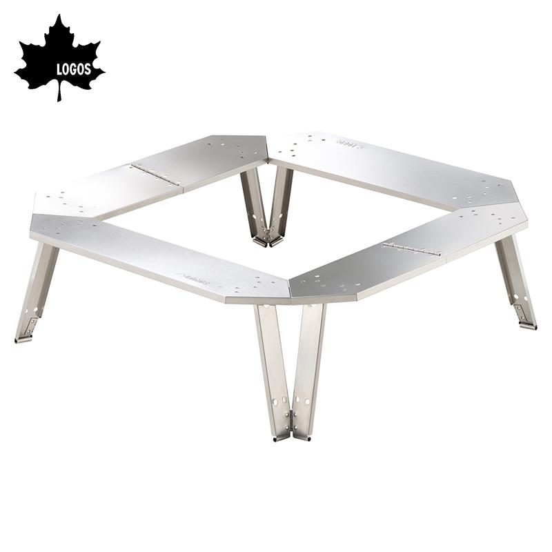 LOGOS（ロゴス） アウトドアテーブル イージーステン囲炉裏テーブル