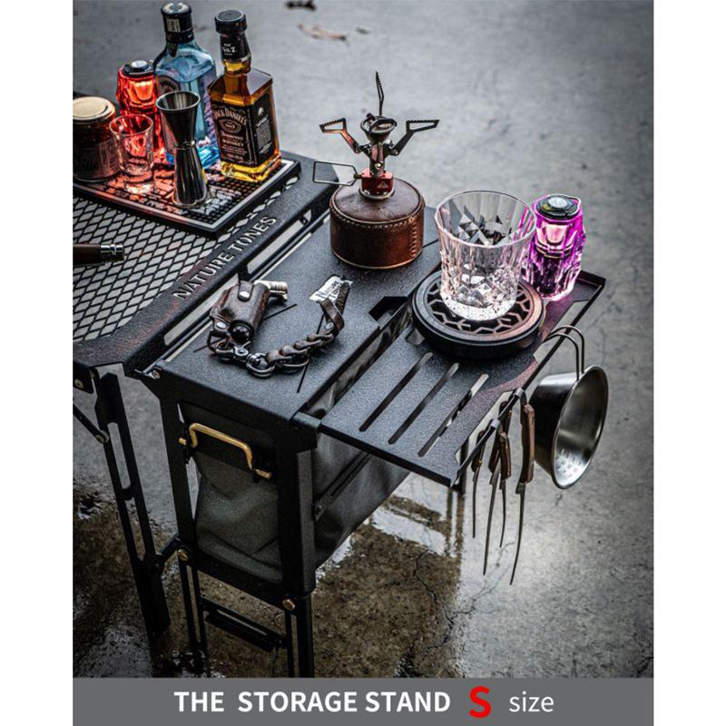 NATURE TONES アウトドアテーブル　新品 アウトドアテーブル NATURE TONES THE STORAGE STAND S size S