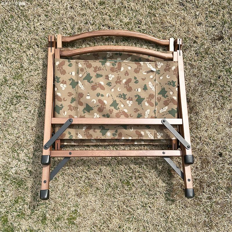 アウトドアローチェア アウトドアチェア Naturalbicycle N×N ウッドローチェア : アット防災