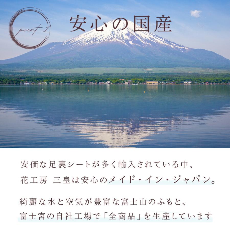 足裏シート 樹液シート 花工房 三皇 樹液不思議シート Bセット 24枚（48駒）入り ジュクジュクタイプ 足裏 樹液 デトックス｜atcare｜13