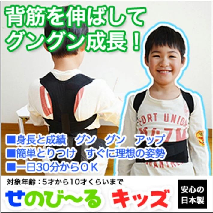 せのびーる せのび〜る キッズ 子供 姿勢 猫背 背骨 背筋 矯正 補正