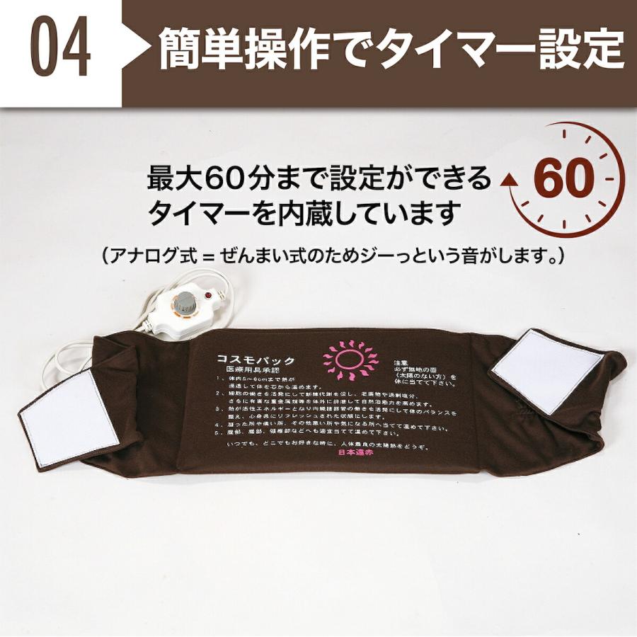 日本遠赤 遠赤外線 コスモパックフィット(SS型) 家庭用温熱治療器 遠赤外線 コスモパック フィット SS型 管理