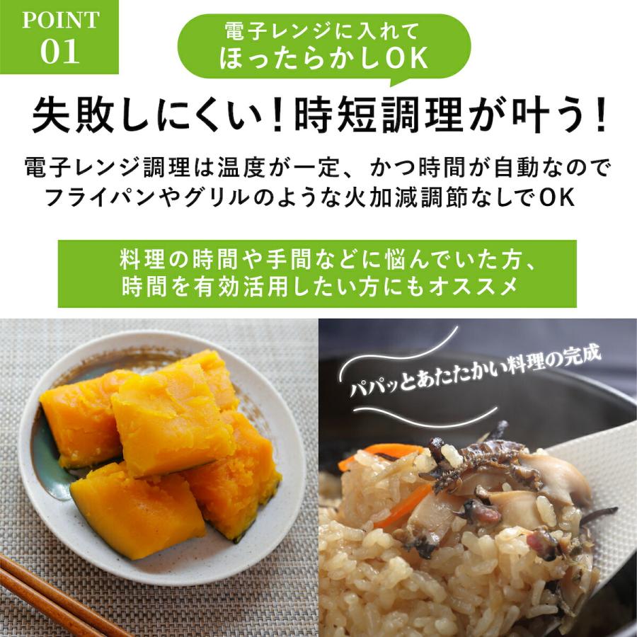 電子レンジ専用調理器 角型 1台6役 レンジで焼き魚 電子レンジ魚焼き器