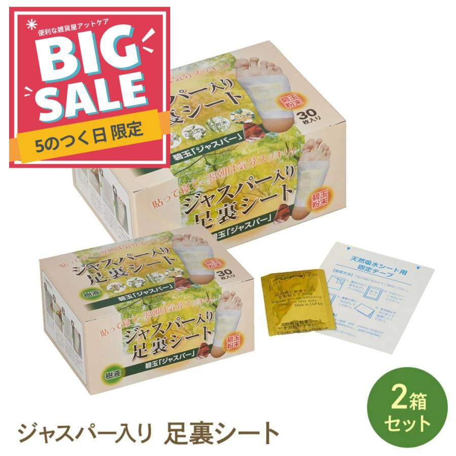 イブキ 足裏シート 2箱セット 老廃物 樹液シート フットケア 足裏樹液