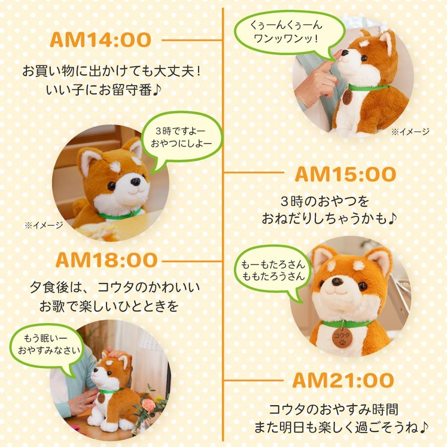 ぬいぐるみ こんにちワン！ しばいぬコウタ バンダナ付セット 柴犬