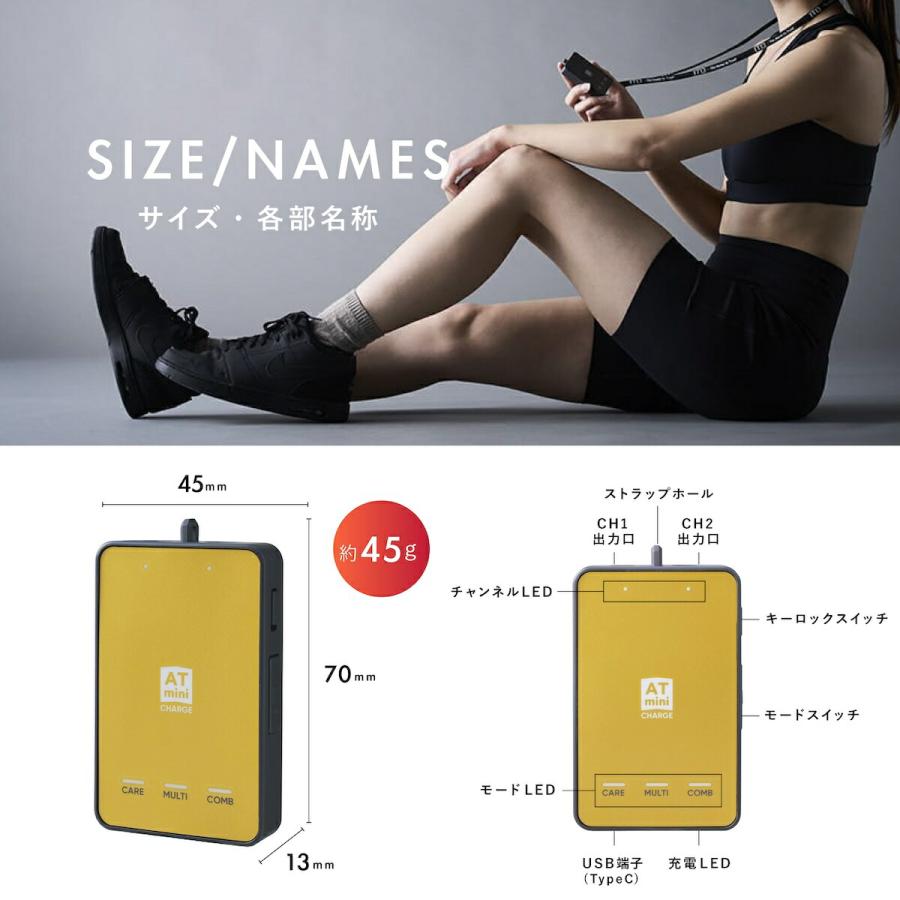 伊藤超短波 低周波治療器 ミニ AT-mini CHARGE エーティーミニ