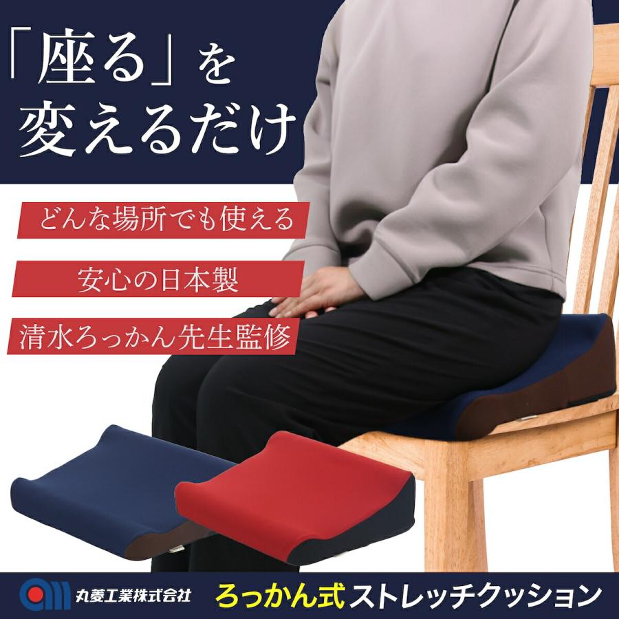 ろっかん式ストレッチクッション クッション ストレッチ 清水ろっかん