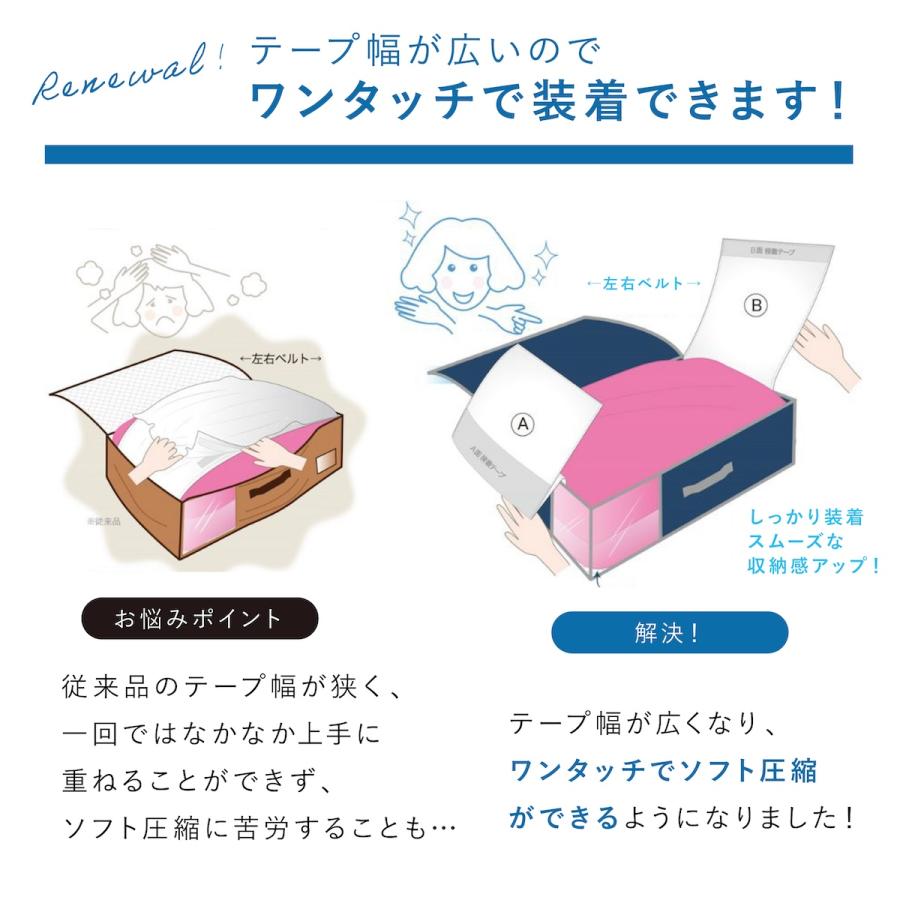 TEIJIN（テイジン） 収納ケース 布 乾っとデオケースlight 大2枚組