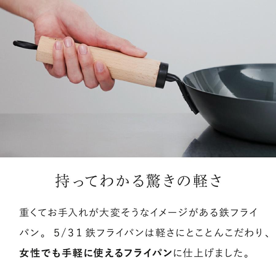 元気じゃない日のフライパン ih対応 ガス火対応 26cm 鉄フライパン