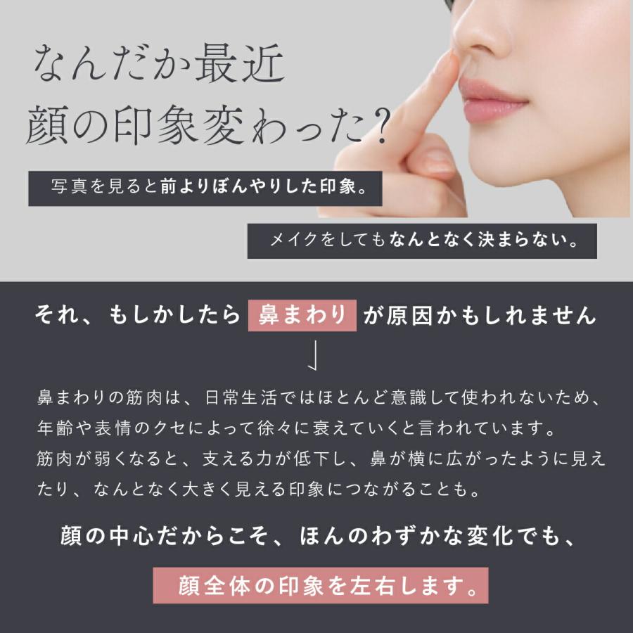 NIPLUX 鼻専用美顔器 QNose キュノーズ 鼻専用 EMS LED ノーズクリップ 美顔器 ニップラックス 鼻美顔器 小鼻 ケア 鼻 高く 鼻クリップ ノーズアップ 爆買の画像