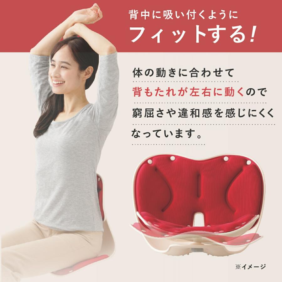 メイダイ 腰にピタッと美姿勢チェア 姿勢矯正 椅子 6段階高さ調整 骨盤