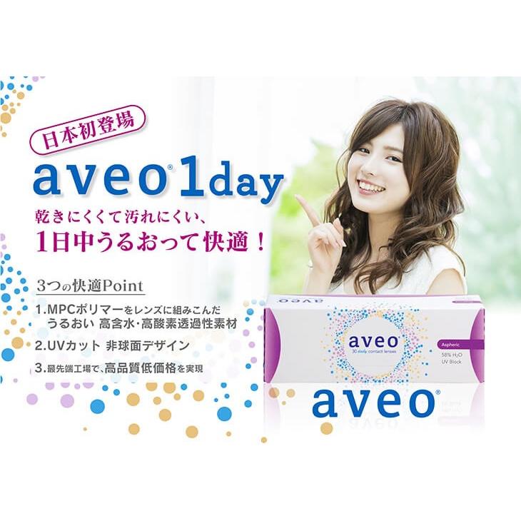 コンタクトレンズ 1DAY アベオワンデー30枚×8箱 送料無料 1日使い捨て / 1day_2