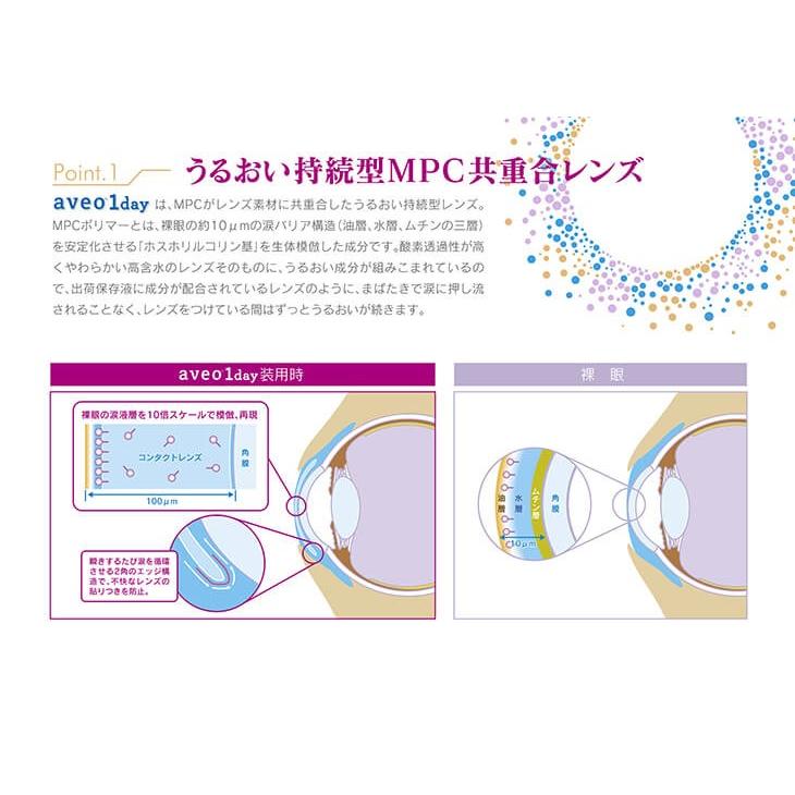 コンタクトレンズ 1DAY アベオワンデー30枚×8箱 送料無料 1日使い捨て / 1day_3