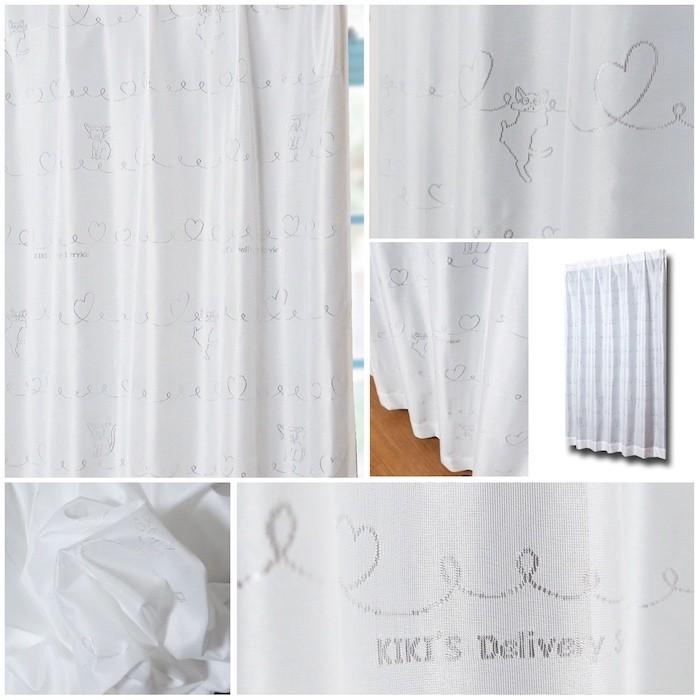 レースカーテン 魔女の宅急便 巾50cm 100cm 丈141cm 210cm ジジ キキ 送料無料 オーダーレースカーテン 1枚入 1cm単位 ハートジジ Hg Lmajo カーテン通販 アットカーテン 通販 Yahoo ショッピング