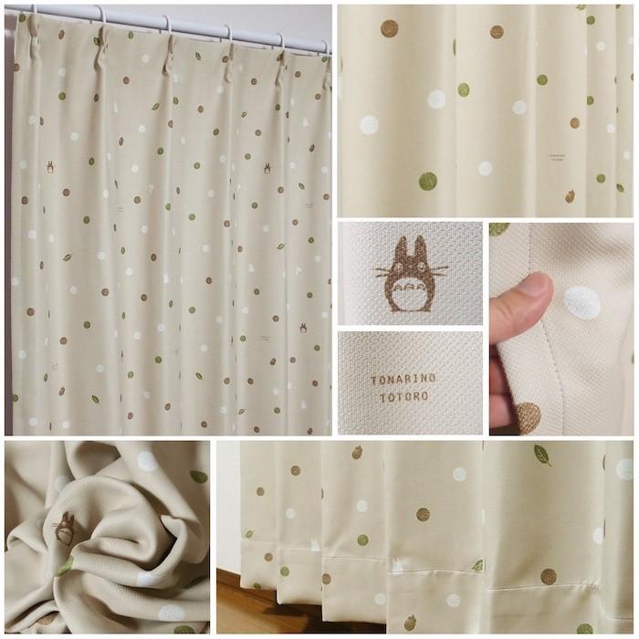 値下げです‼︎ カーテン　遮光　 トトロ　形状記憶　フック付210×185cm 最終値下げです‼︎ カーテン 遮光 トトロ 形状記憶 フック付210×185cm