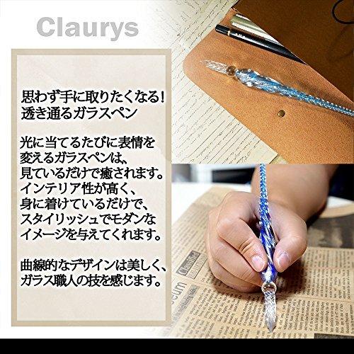 人気特価 Claurys ガラスペン 万年筆 手紙 便箋 イラスト 文房具 なめらかに書ける筆感 レッド Discoversvg Com