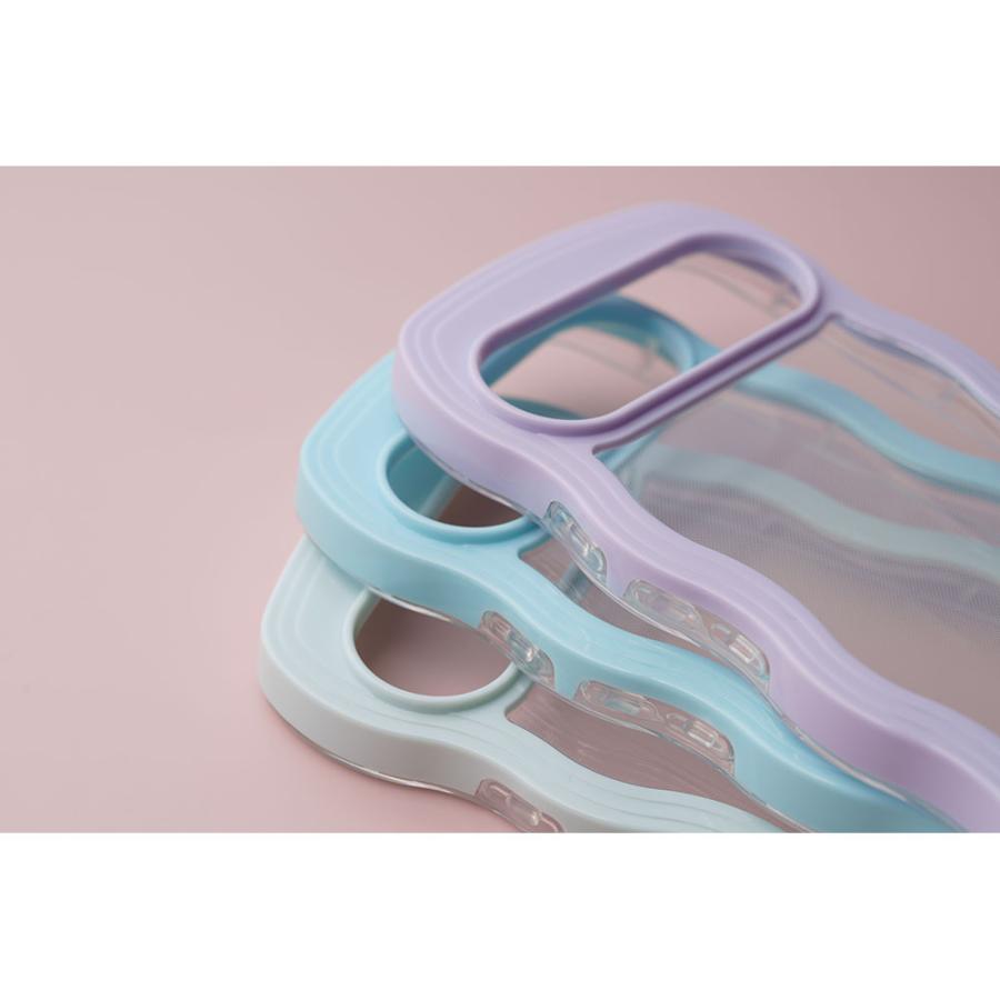 Google Pixel ピクセル9a 9 9pro 8a 7a ケース 可愛い おしゃれ うねうね なみなみ 推し活 ウェーブ 韓国 ブランド 推し活 波 | エンパイア | 04