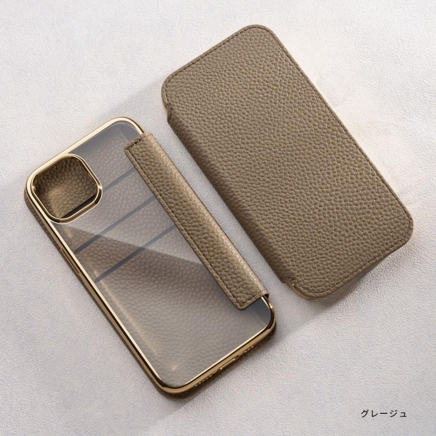 背面クリア 手帳型 iPhone16 ケース iPhone16e 15 14 13 12 Pro 11 SE3 Google Pixel Xperia エクスペリア AQUOS アクオス sense9 sense8 wish4 カバー シンプル | エンパイア | 15