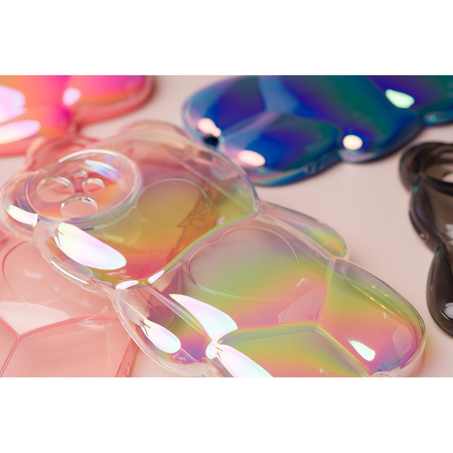 くま クマ 推し活 iPhone16 iPhone15 ケース クリア iPhone14 ケース iPhone13 ケース クリアケース iPhone12 ケース 透明 薄型 韓国 かわいい 人気 熊 ベアー | エンパイア | 01