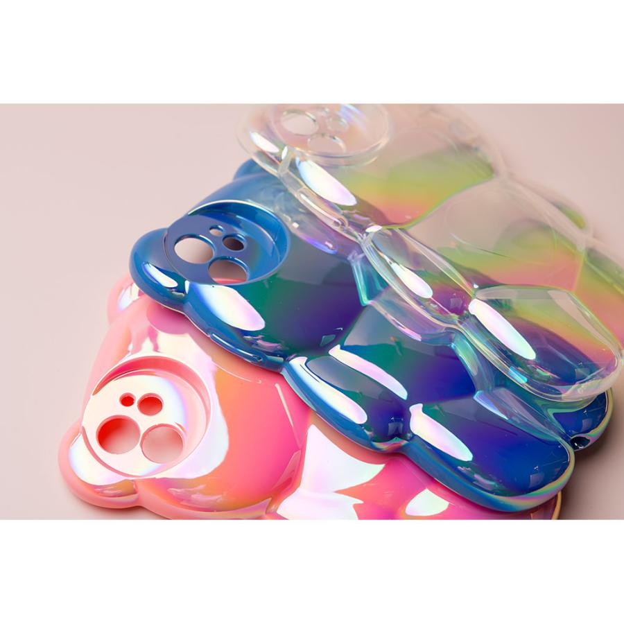 くま クマ 推し活 iPhone16 iPhone15 ケース クリア iPhone14 ケース iPhone13 ケース クリアケース iPhone12 ケース 透明 薄型 韓国 かわいい 人気 熊 ベアー | エンパイア | 05