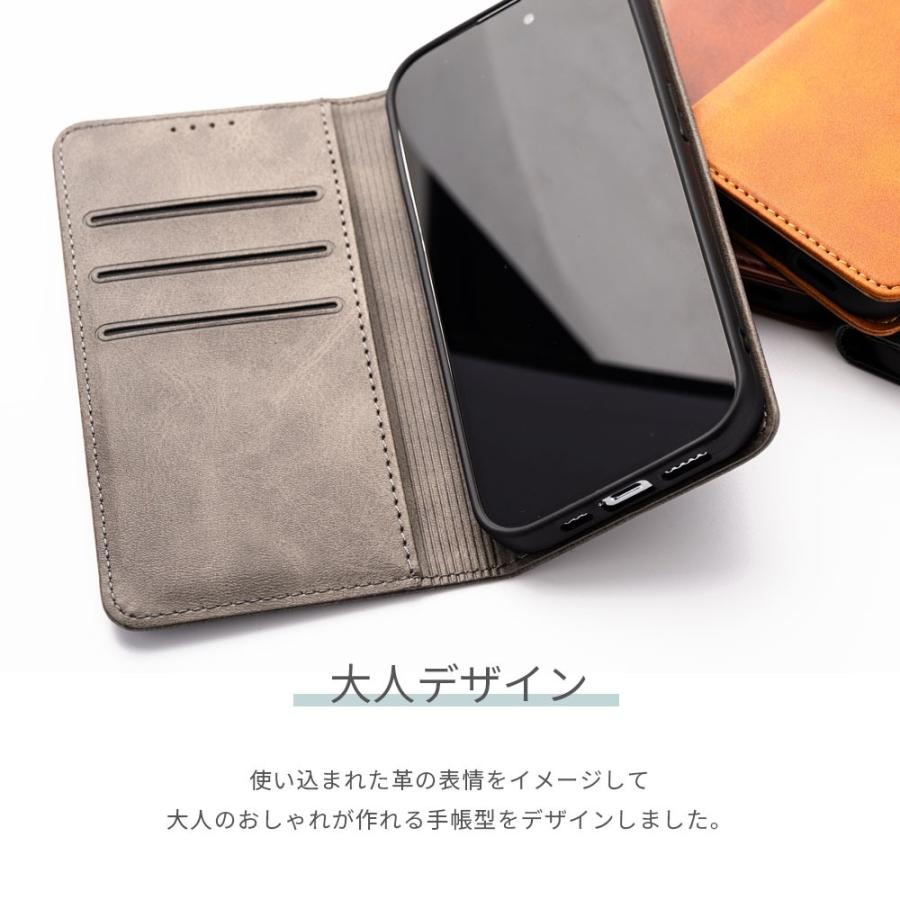 iPhone 14 13 ケース 手帳型 おしゃれ 12 12 pro 11 SE 8 7 アイフォン ケース カバー シンプル 大人 レディース メンズ スマホケース | エンパイア | 02