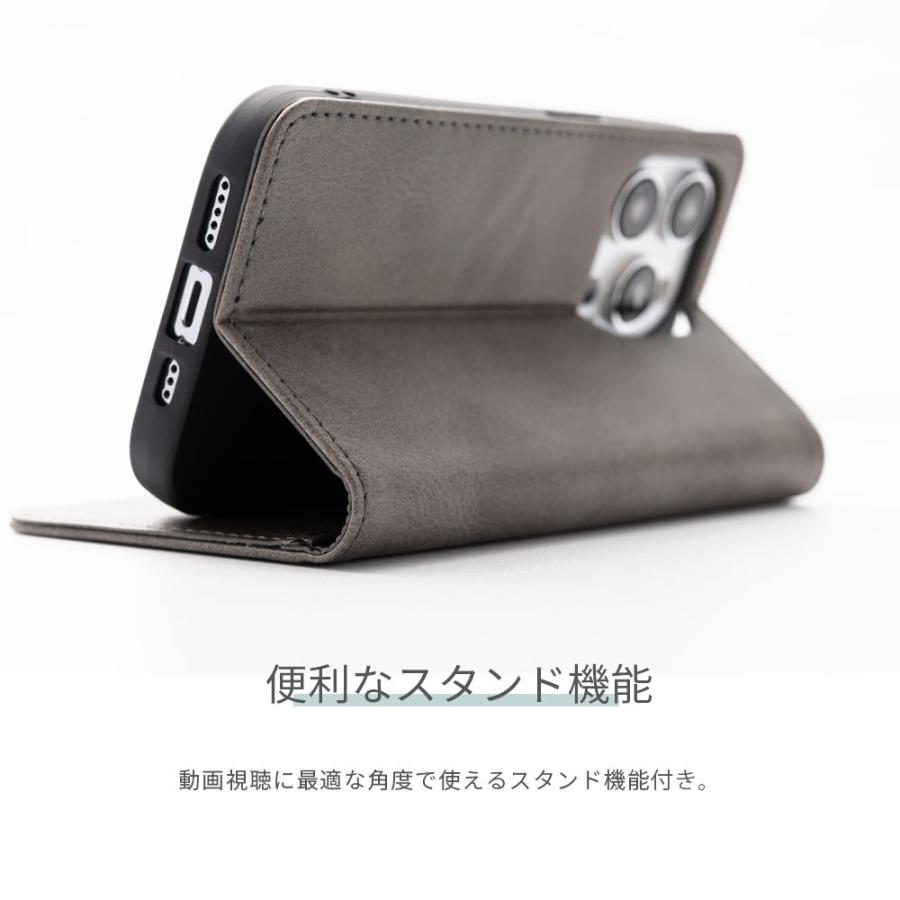 iPhone 14 13 ケース 手帳型 おしゃれ 12 12 pro 11 SE 8 7 アイフォン ケース カバー シンプル 大人 レディース メンズ スマホケース | エンパイア | 06