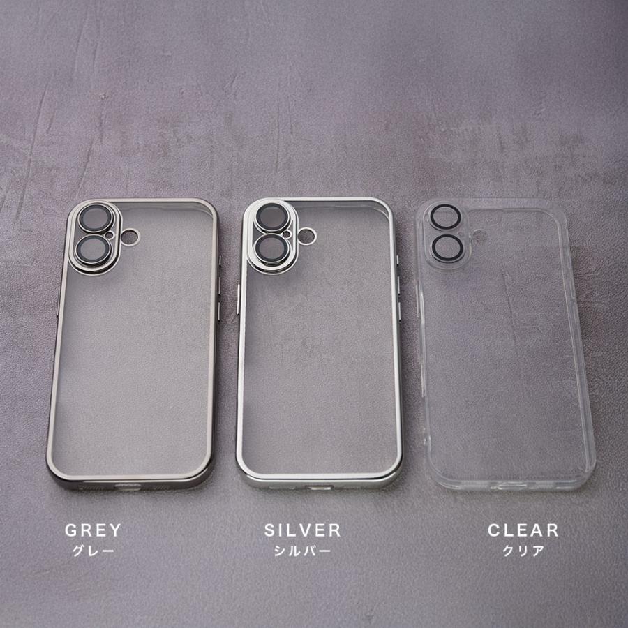 背面クリア iPhone16 ケース クリア 透明 カバー レンズ保護 iPhone 16e 15 14 13 12 11 SE スマホケース 可愛い かわいい おしゃれ キラキラ 推し活 レディース | エンパイア | 12