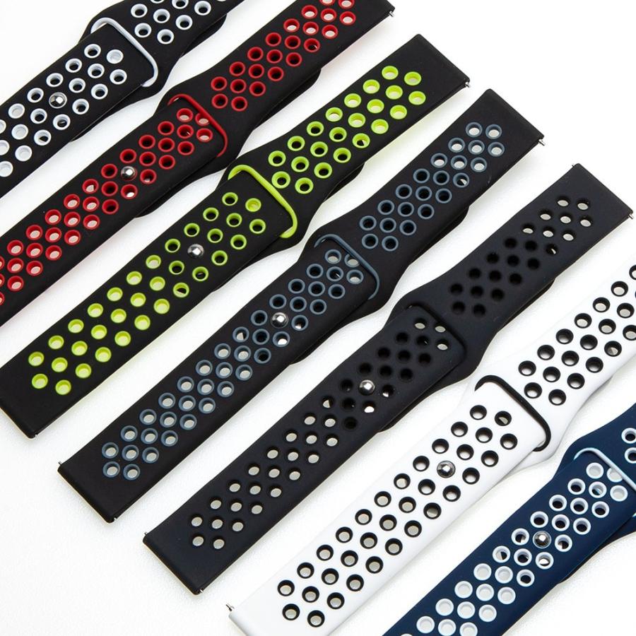 時計 ベルト シリコン イージークリック バンド mm 22mm Si003 Atdigiplus 通販 Yahoo ショッピング