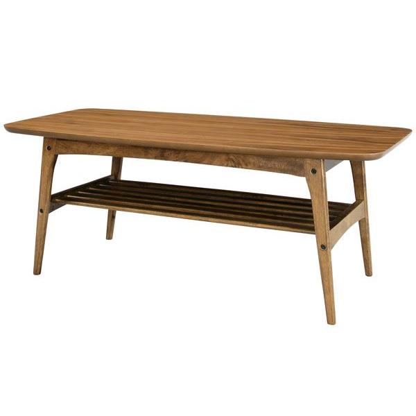 リビングテーブル コーヒーテーブル Ｌサイズ 105×50cm Tomte ウォールナット 北欧モダン｜atease