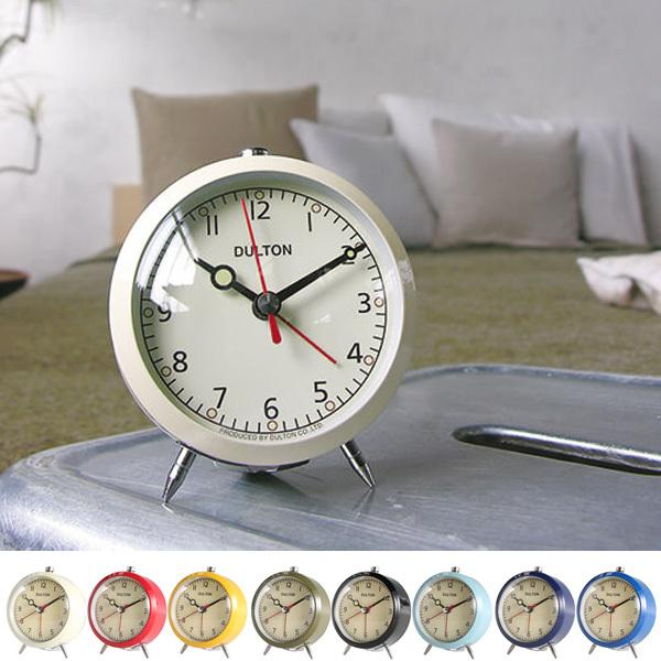 目覚まし時計 ダルトン アラームクロック 100053Q スイープムーブメント アナログ時計 レトロ アメリカンヴィンテージ調 DL
