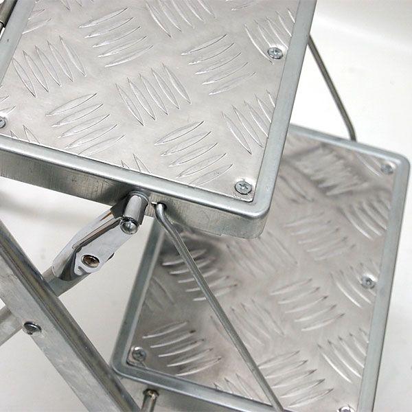 DULTON（ダルトン） 脚立 踏み台 FOLDING 2-STEPS GALVANIZED