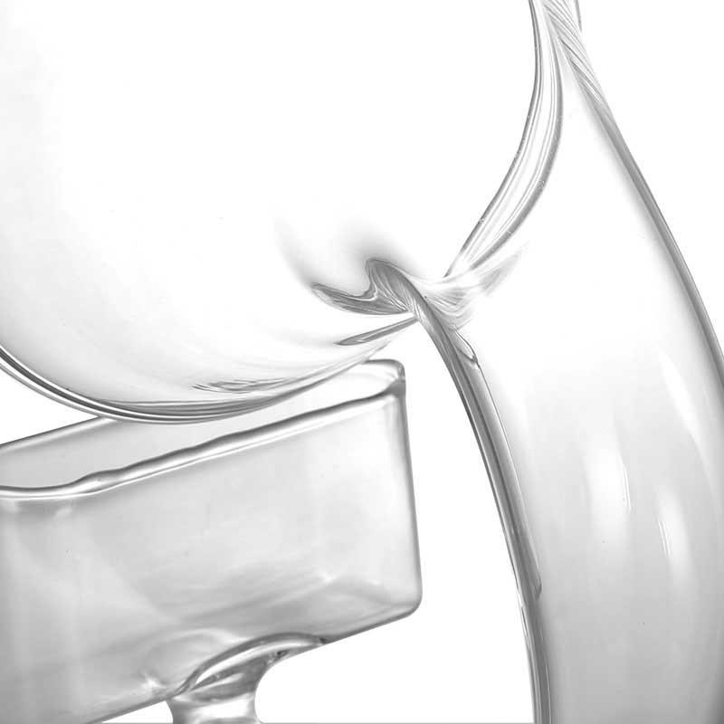 DULTON（ダルトン） スマートフォンスタンド型 スピーカー ガラス製