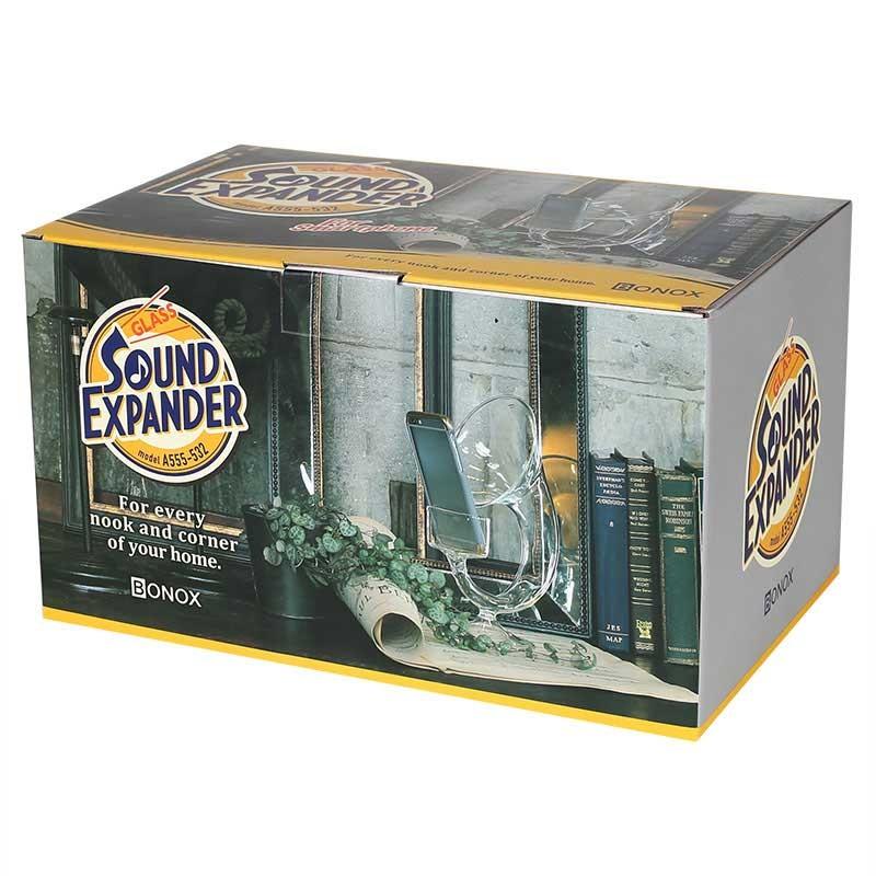 DULTON（ダルトン） スマートフォンスタンド型 スピーカー ガラス製