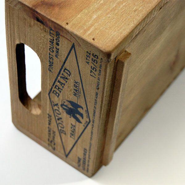 木製 収納 ボックス 小物入れ スタッキング ダルトン ウッデン ストッカー ボックス アンティークフィニッシュ｜atease｜04