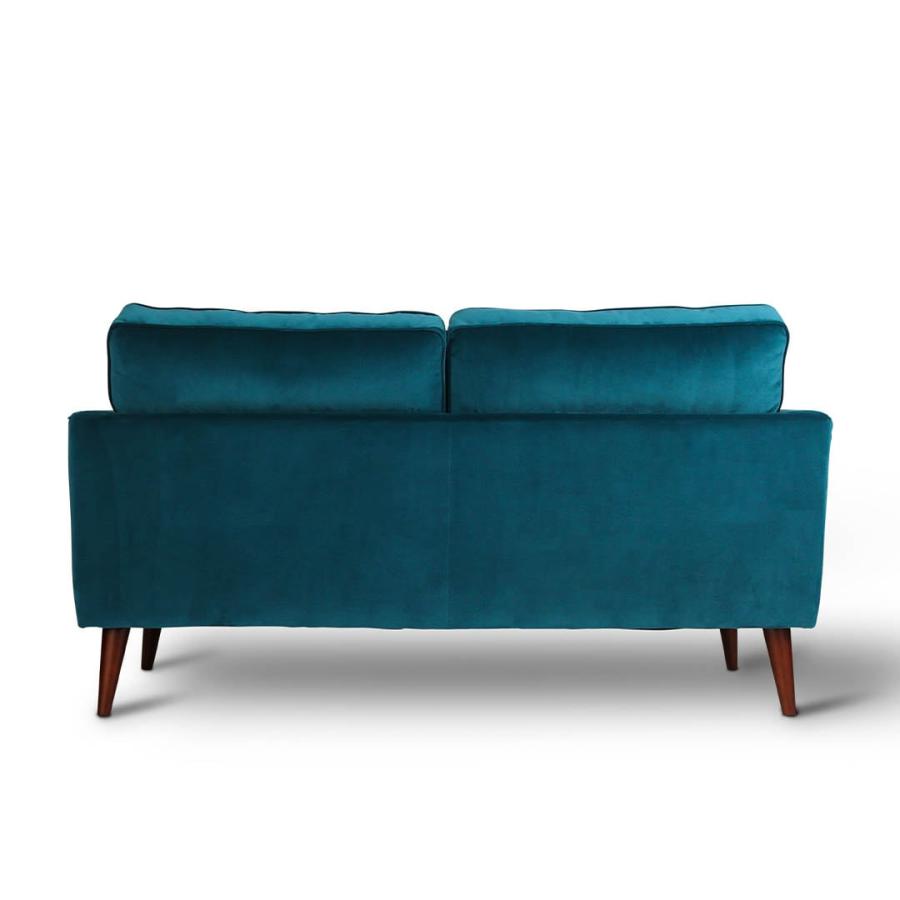 最高級 英国アンティーク 2人掛け ベルベット ソファ Wade 2人掛けソファ ラウンジチェア ベルベットグレーx猫脚ライト色