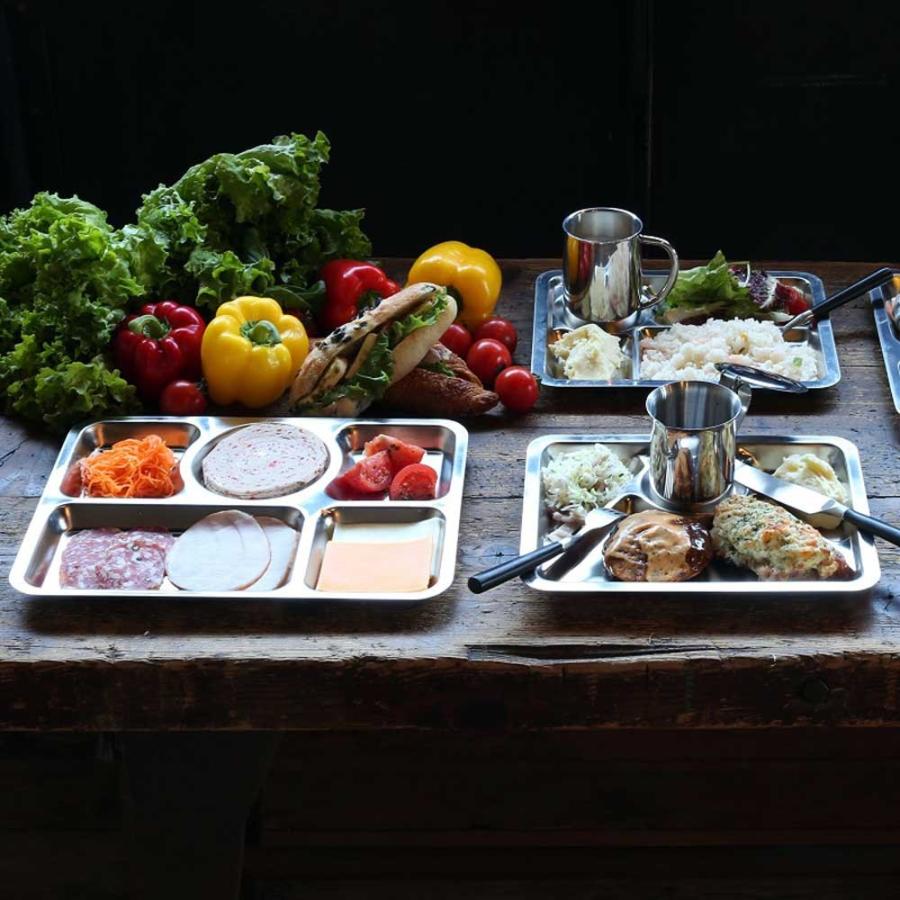 しょこら　レスミルズ　don oliver ドンオリバー　プレートセット DULTON（ダルトン） ランチプレート ワンプレート 仕切り皿 ステンレス