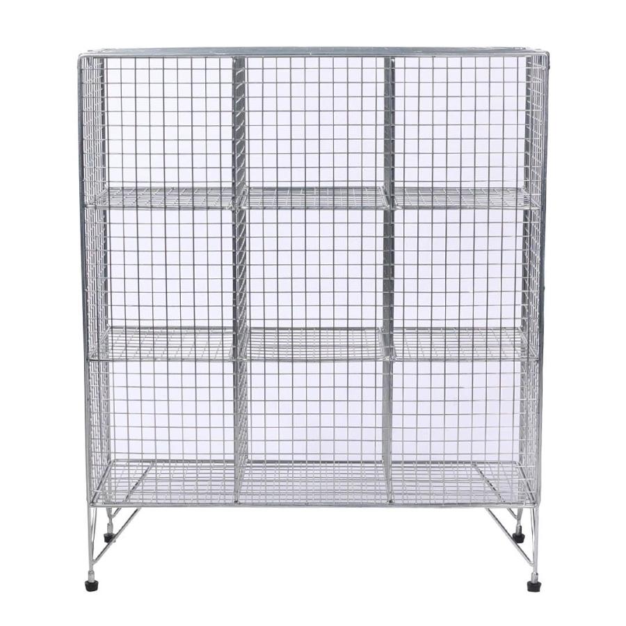 最終値下げ　送料込み　ダルトン　スティール　メッシュ ロッカー　棚　キャビネット DULTON ONLINE SHOP | STEEL MESH LOCKER DARK GREEN(DARK GREEN): 家具