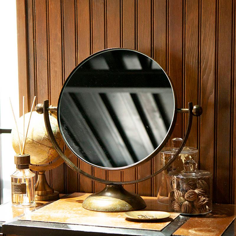 DULTON（ダルトン） 卓上ミラー 鏡 テーブル トップ ミラー ラウンド