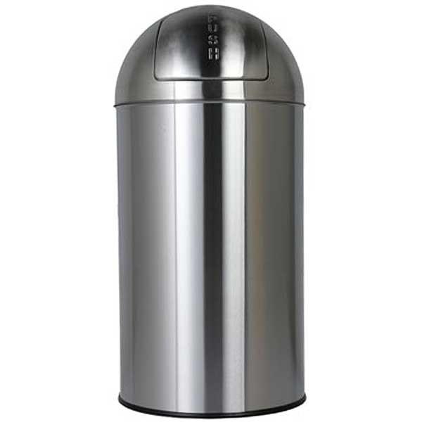 ゴミ箱 ダストボックス フタ付 プッシュトップ ダルトン ダストビン 40L サテンフィニッシュ ステンレス インナーバケツ付