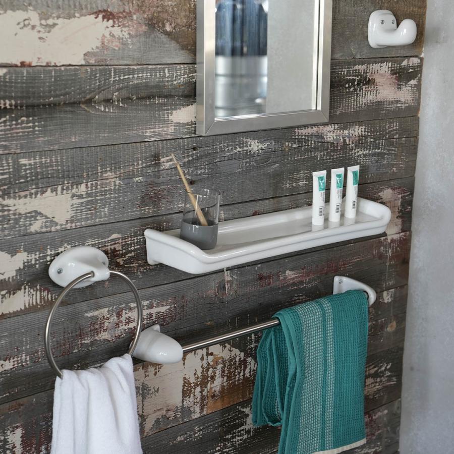 DULTON（ダルトン） 棚 洗面所 壁付けタイプ 磁器 ポーセリン シェルフ