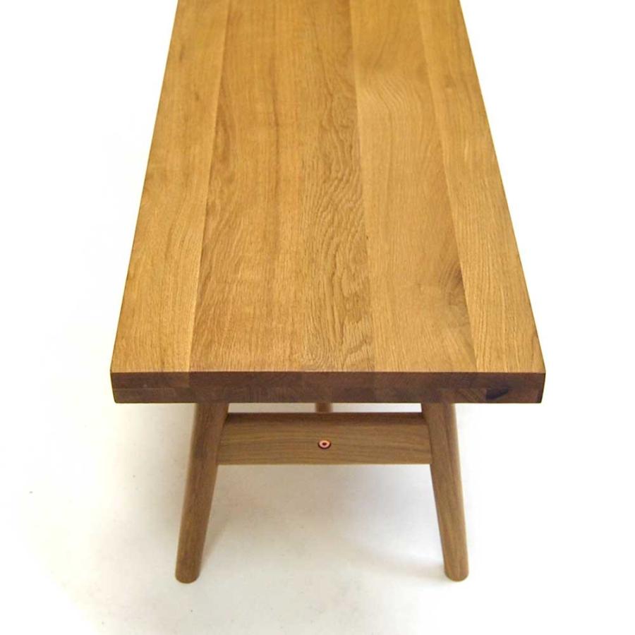 ベンチ ダイニングベンチ 160cm 天然木 オーク無垢材 ストレートタイプ Nordic 2 ノルディック |  | 02