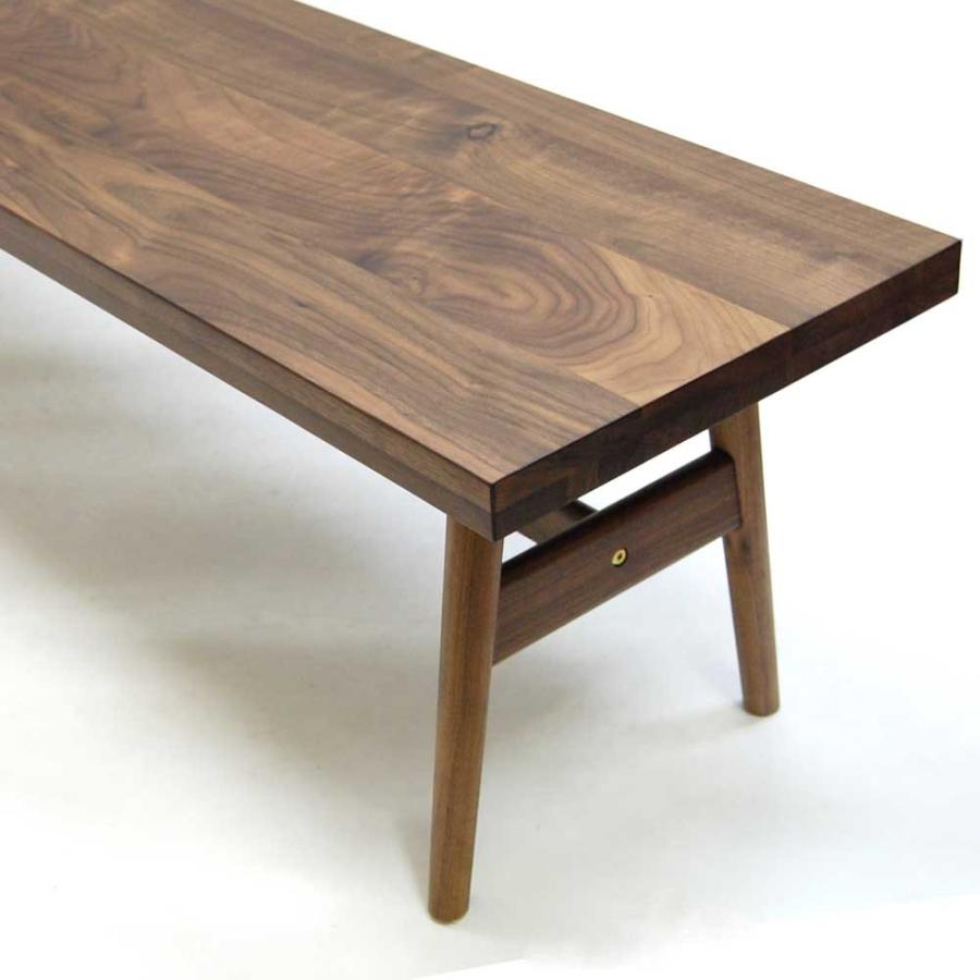 ベンチ ダイニングベンチ 160cm 天然木 ウォールナット無垢材 ストレートタイプ Nordic 2 ノルディック |  | 04