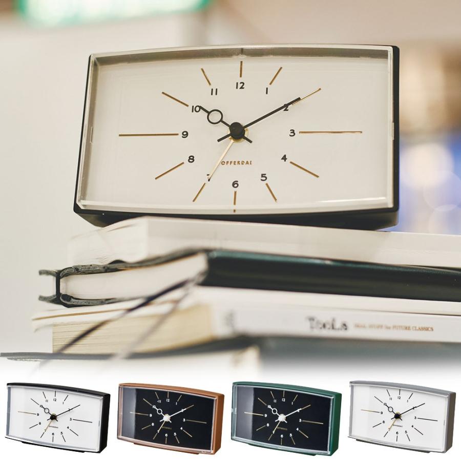 目覚まし時計 アラームクロック Robledo テーブルクロック 角型 電子音アラーム レトロ モダン ミッドセンチュリー調 If Cl3040 アットイーズ 通販 Yahoo ショッピング