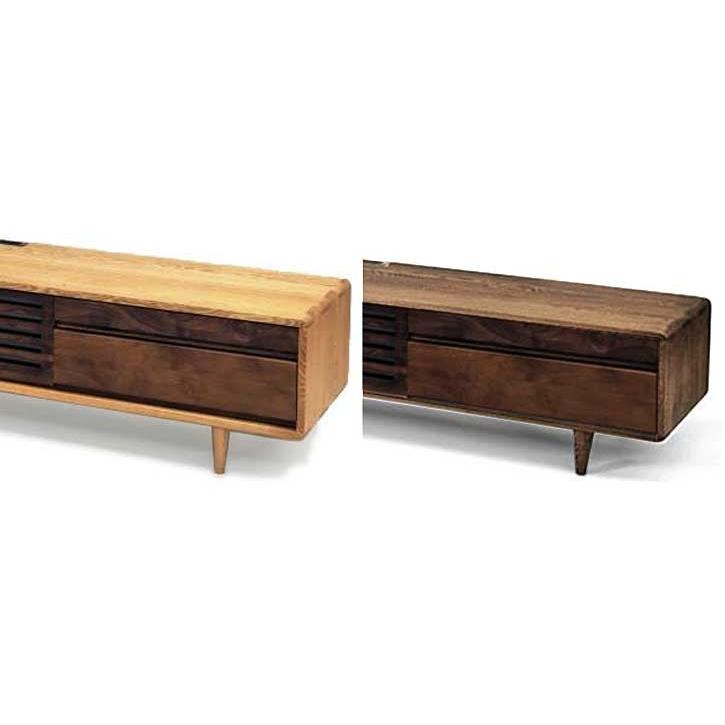 テレビ台 Tvボード Avボード タモ無垢材 180テレビボード ハイタイプ 前面ウォールナット 扉付 北欧モダン Kw Sui Tv180 アットイーズ 通販 Yahoo ショッピング