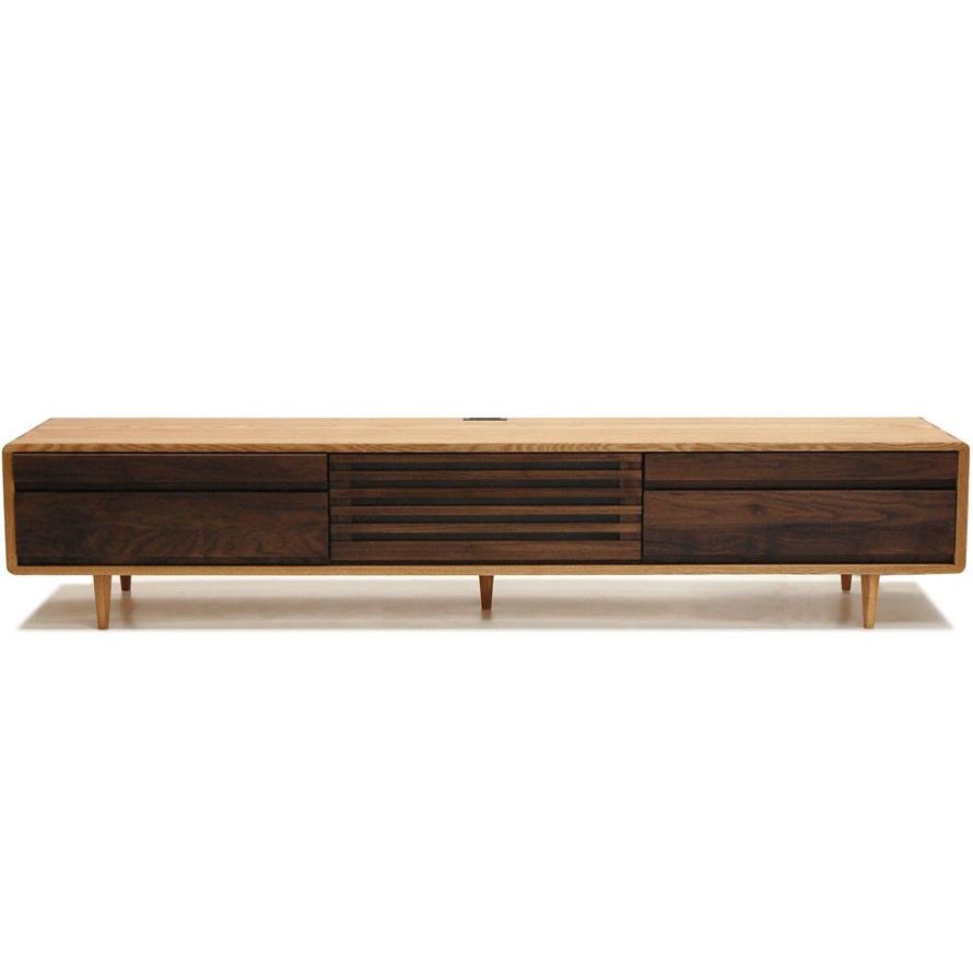 タモ無垢材 静岡久和屋 スイート Hi テレビボード テレビ台 200cm】