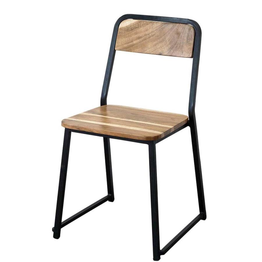 ダイニングチェア カフェチェア スパイス ANCIENT FRAME CHAIR 木＋スチール ブルックリンスタイル